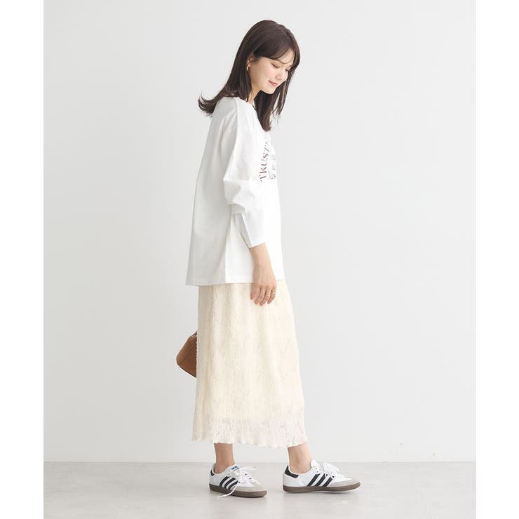 マジョリカプリーツナロースカート | earth music&ecology  | 詳細画像12 