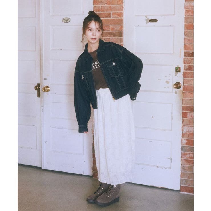 マジョリカプリーツナロースカート | earth music&ecology  | 詳細画像3 