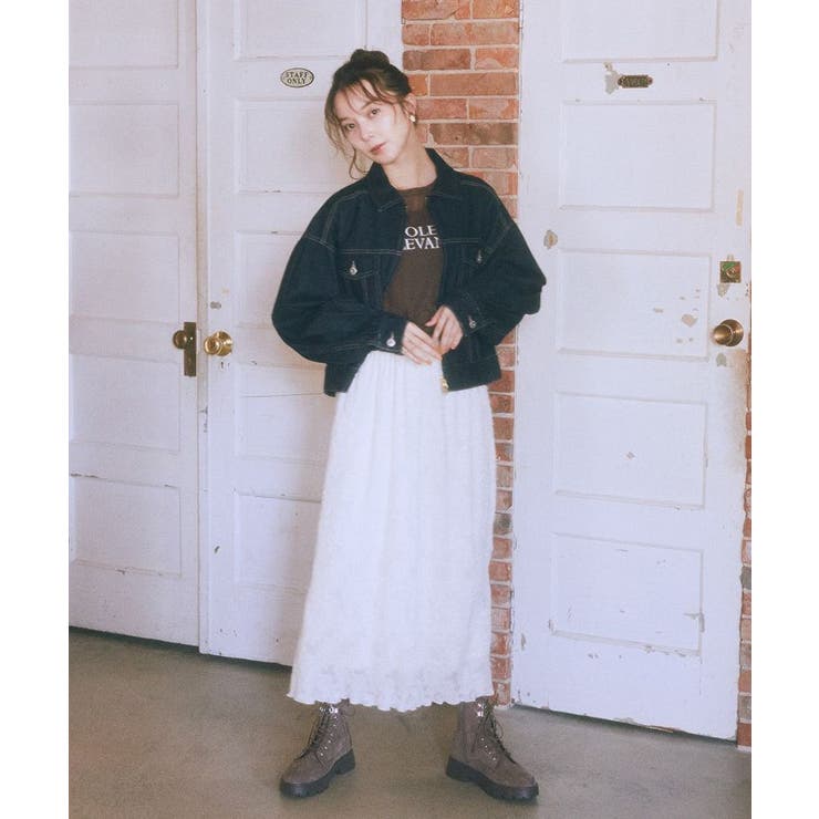 マジョリカプリーツナロースカート | earth music&ecology  | 詳細画像4 