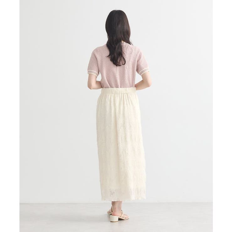 マジョリカプリーツナロースカート | earth music&ecology  | 詳細画像8 