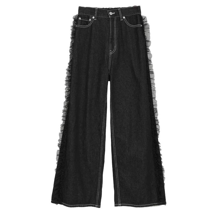 サイドチュールデニムパンツ | earth music&ecology  | 詳細画像28 