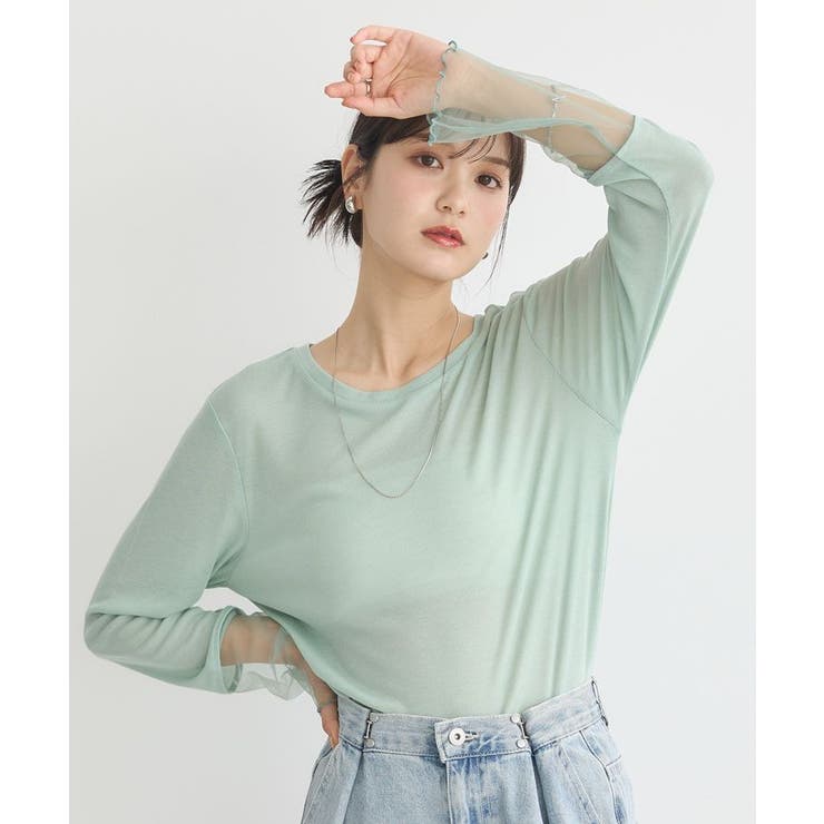 シアースリーブプルオーバー | earth music&ecology  | 詳細画像1 