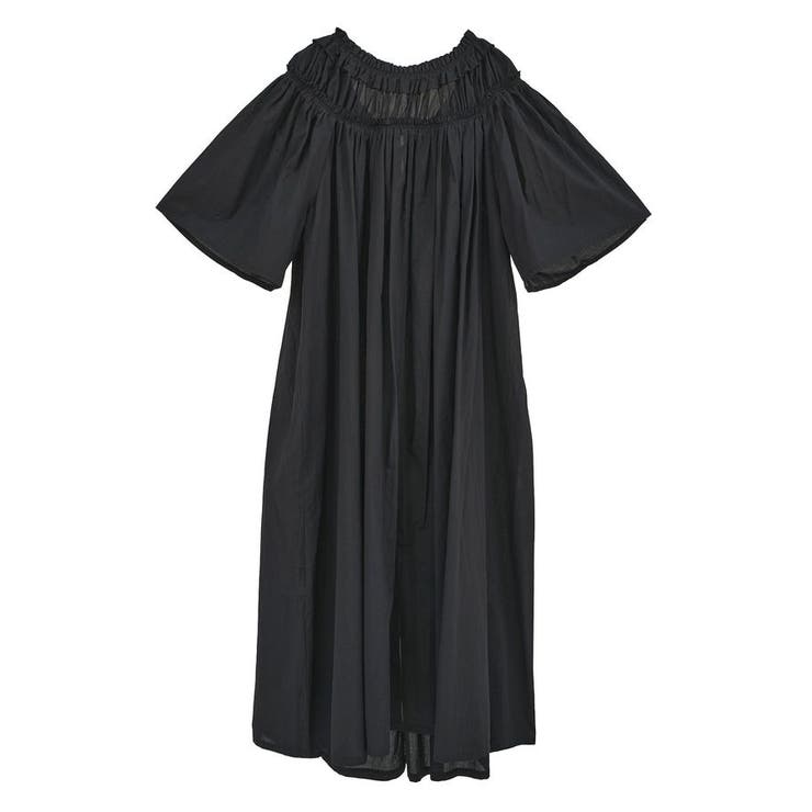 ギャザーロングワンピース | earth music&ecology  | 詳細画像17 