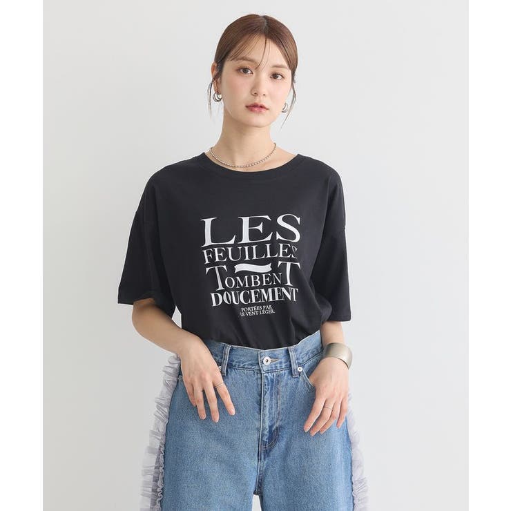 アソートプリントレギュラースリットTee | earth music&ecology  | 詳細画像20 