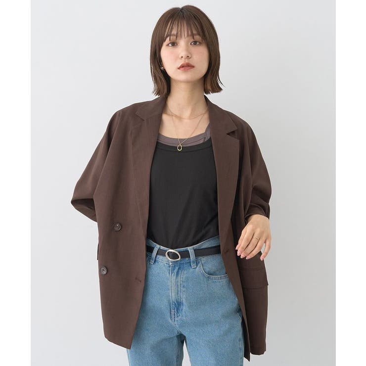 配色レイヤードタンクトップ | earth music&ecology  | 詳細画像3 