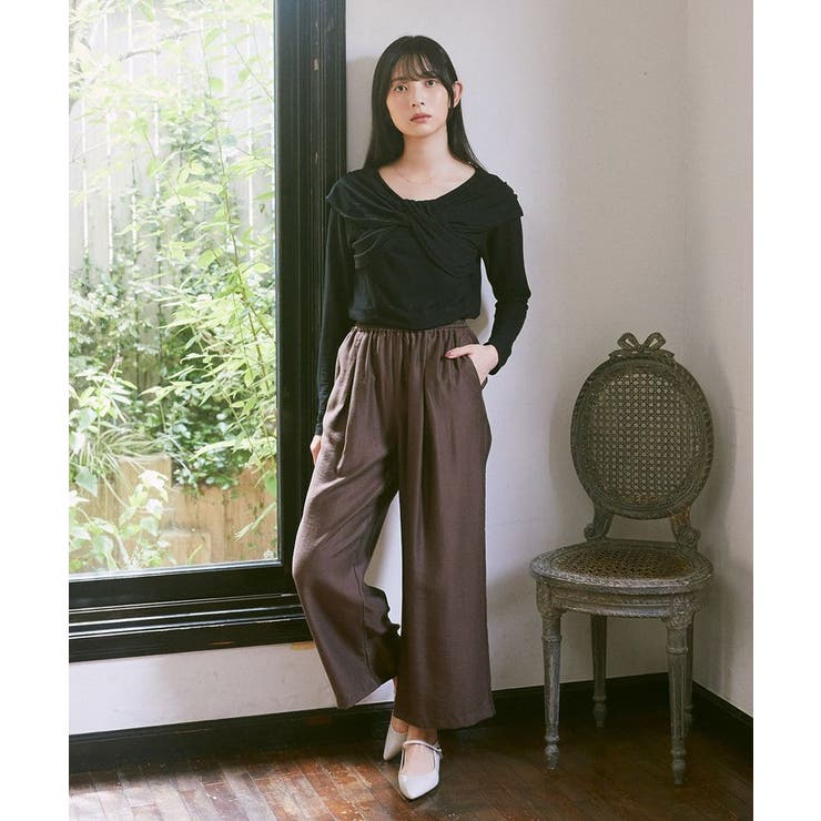 リボンライクドレーププルオーバー | earth music&ecology  | 詳細画像5 