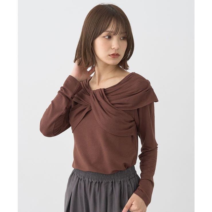 リボンライクドレーププルオーバー | earth music&ecology  | 詳細画像17 