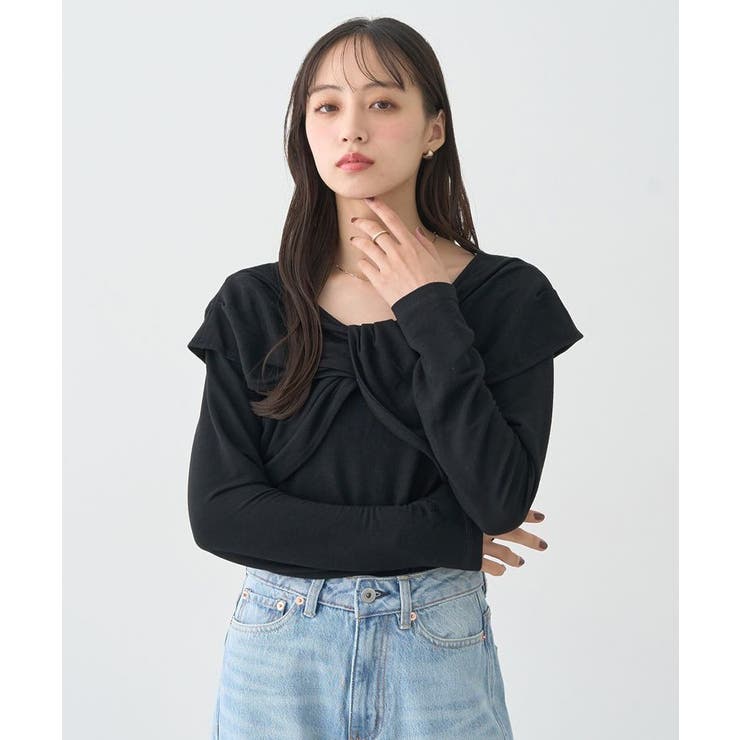 リボンライクドレーププルオーバー | earth music&ecology  | 詳細画像22 