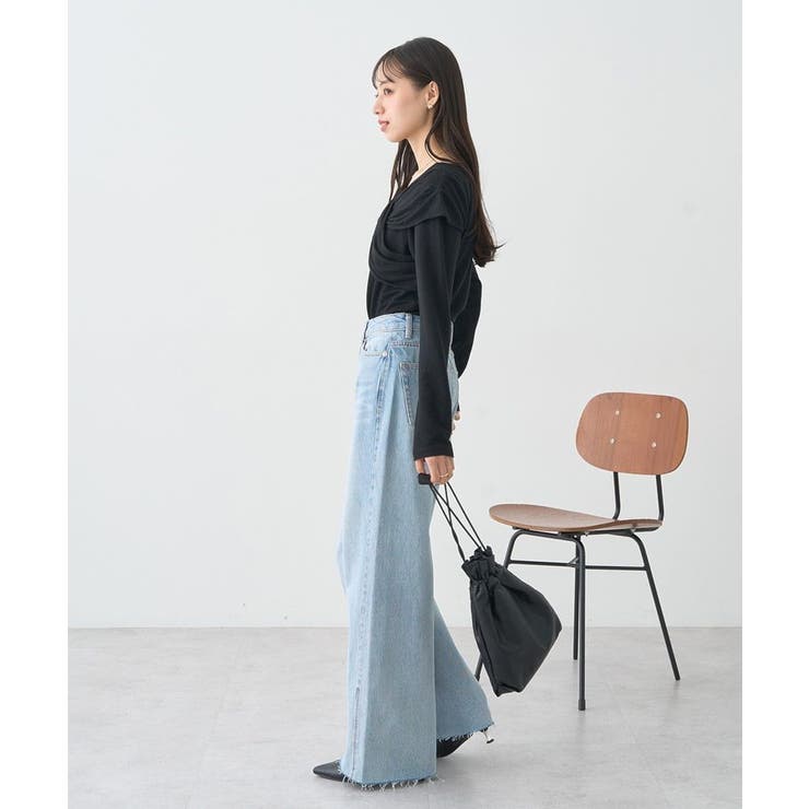 リボンライクドレーププルオーバー | earth music&ecology  | 詳細画像25 