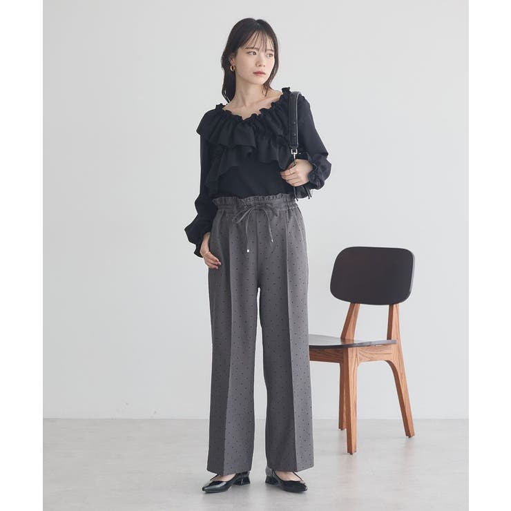 リラックスドットパンツ | earth music&ecology  | 詳細画像10 