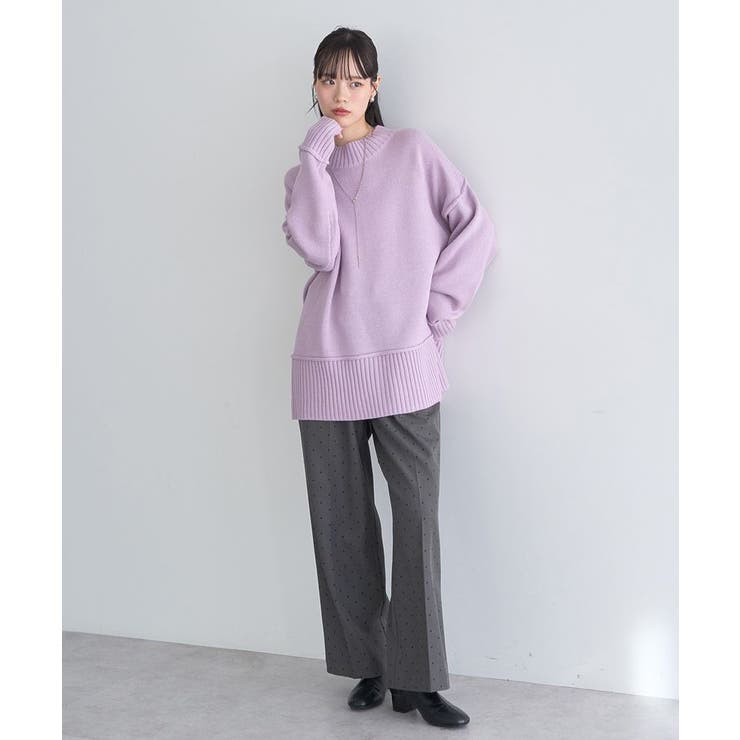 リラックスドットパンツ | earth music&ecology  | 詳細画像14 