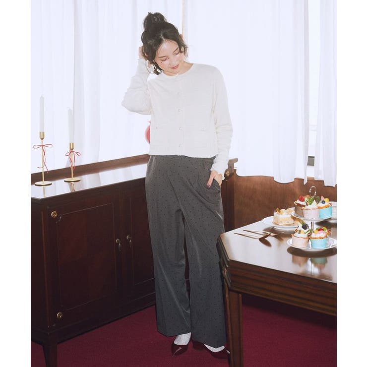 リラックスドットパンツ | earth music&ecology  | 詳細画像17 