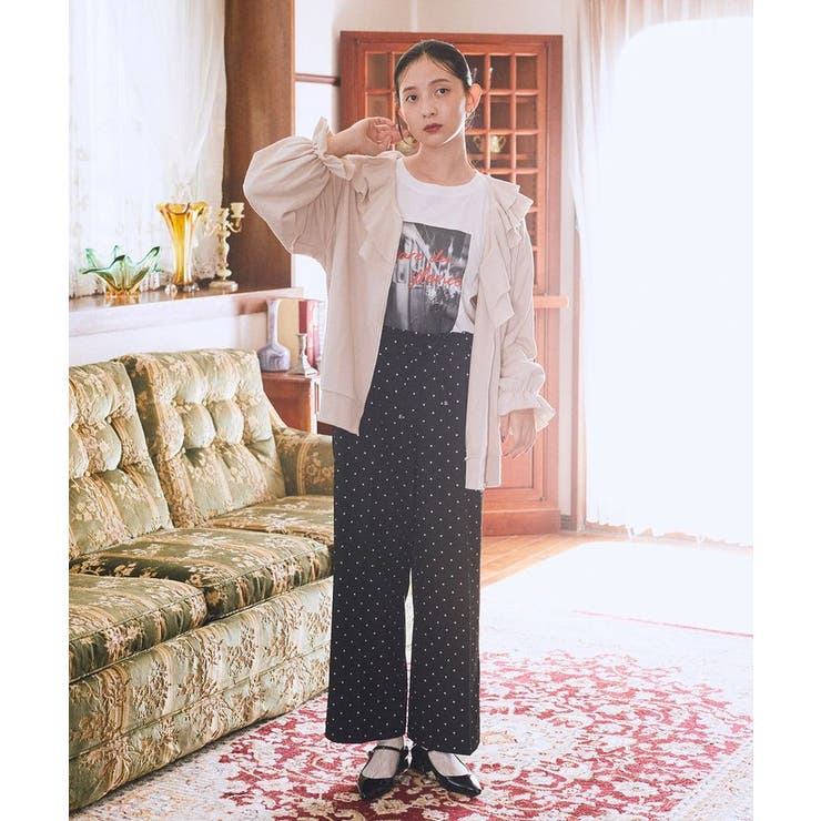 リラックスドットパンツ | earth music&ecology  | 詳細画像25 