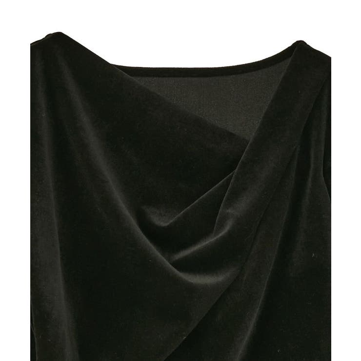 シアーベロアドレープネックプルオーバー | earth music&ecology  | 詳細画像26 