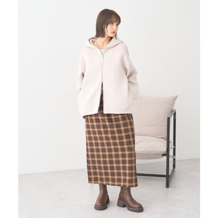 2wayフリルチェックキャミワンピース | earth music&ecology  | 詳細画像11 