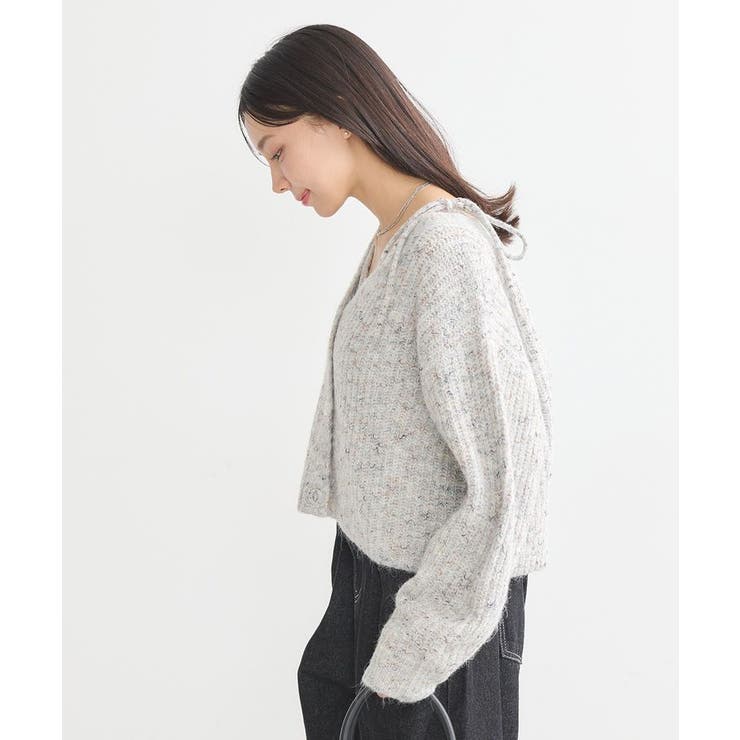 SET2点ショートカーディガン＋リボンキャミソール | earth music&ecology  | 詳細画像23 