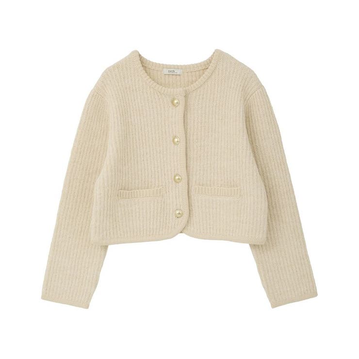 【WEB限定】ゴールド釦ショートニットカーディガン | earth music&ecology  | 詳細画像45 