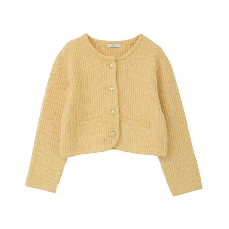 【WEB限定】ゴールド釦ショートニットカーディガン | earth music&ecology  | 詳細画像34 