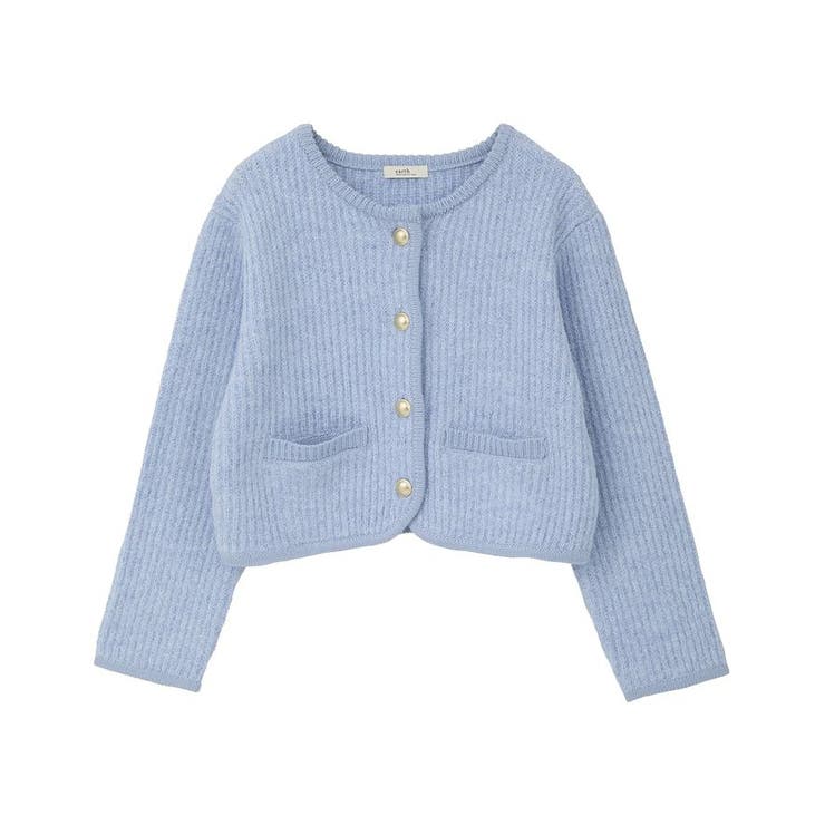 【WEB限定】ゴールド釦ショートニットカーディガン | earth music&ecology  | 詳細画像49 