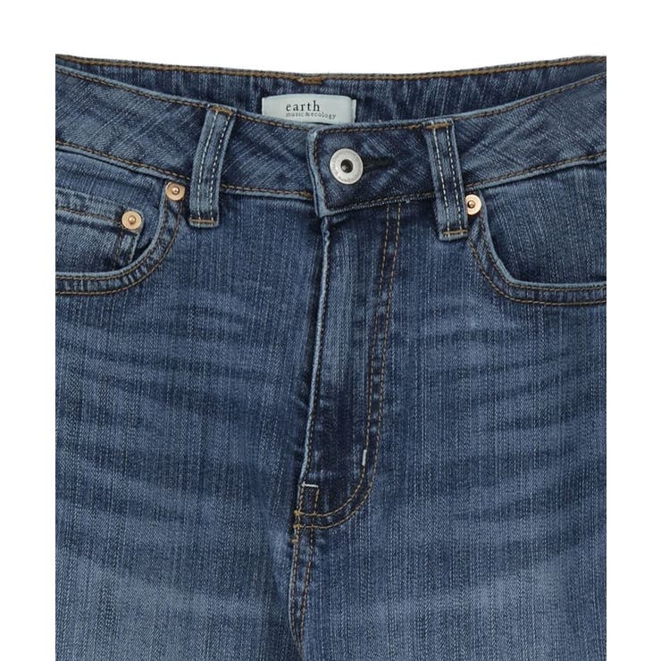 セルフカットストレッチフレアデニムパンツ | earth music&ecology  | 詳細画像23 