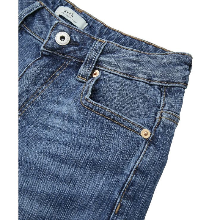 セルフカットストレッチフレアデニムパンツ | earth music&ecology  | 詳細画像25 