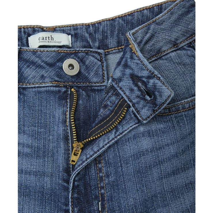 セルフカットストレッチフレアデニムパンツ | earth music&ecology  | 詳細画像26 
