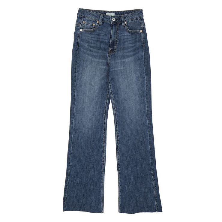 セルフカットストレッチフレアデニムパンツ | earth music&ecology  | 詳細画像29 