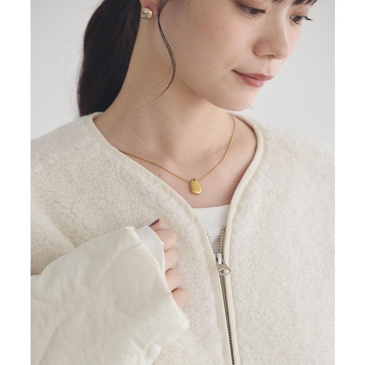 ボアキルトミドルコート | earth music&ecology  | 詳細画像28 