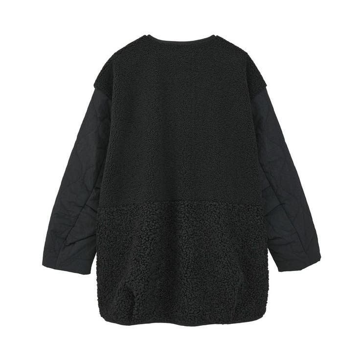 ボアキルトミドルコート | earth music&ecology  | 詳細画像32 