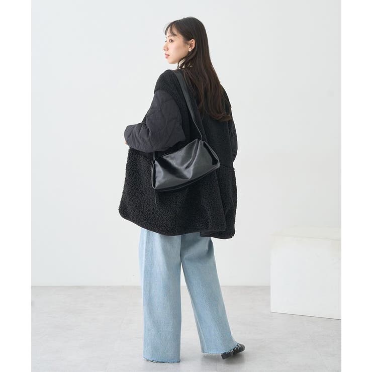 ボアキルトミドルコート | earth music&ecology  | 詳細画像16 