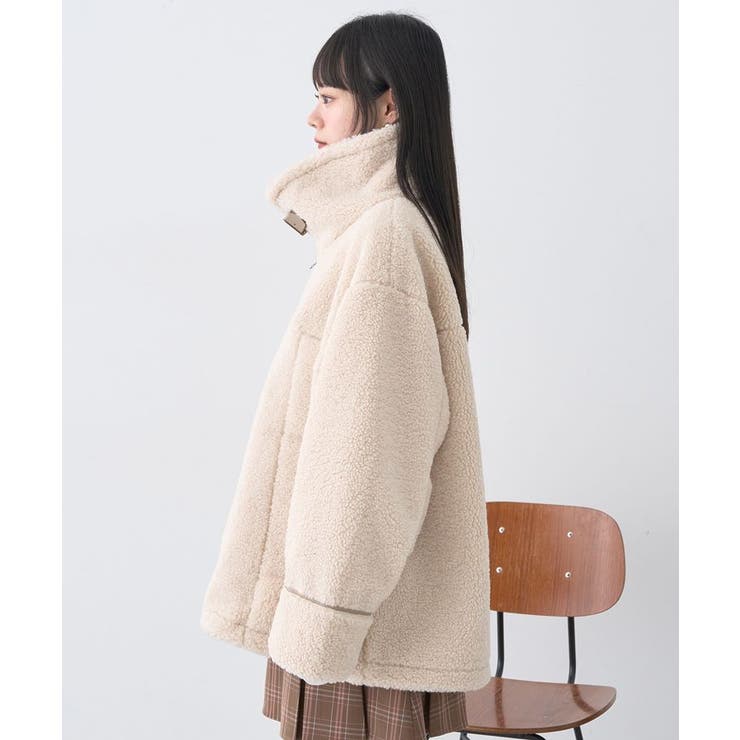 ボアZIPブルゾン | earth music&ecology  | 詳細画像20 