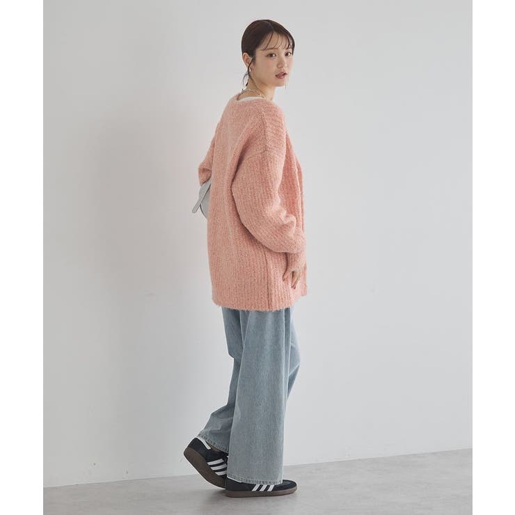 MIXカラーブークレカーディガン | earth music&ecology  | 詳細画像25 