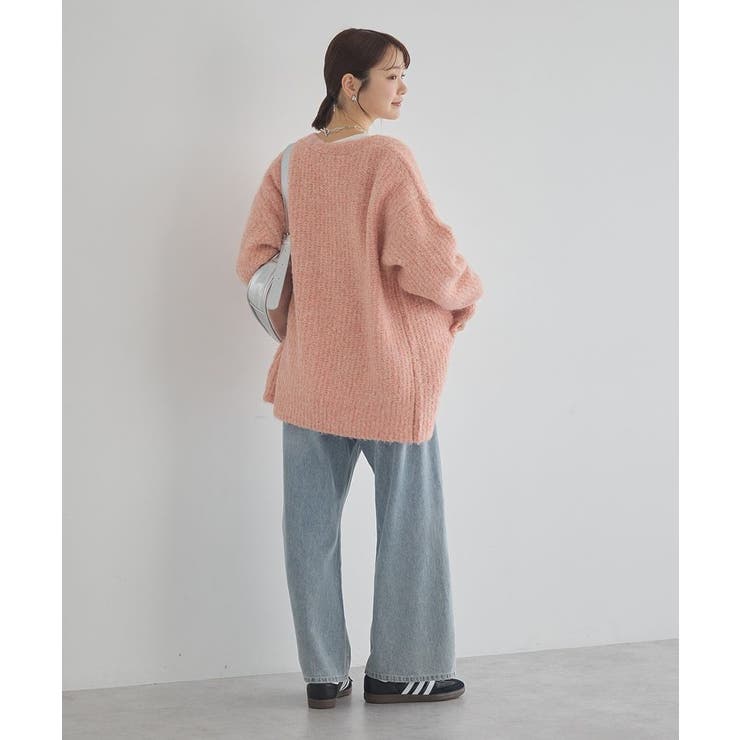 MIXカラーブークレカーディガン | earth music&ecology  | 詳細画像26 