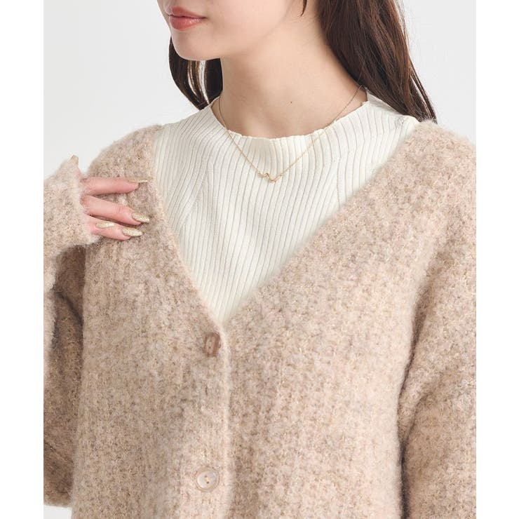 MIXカラーブークレカーディガン | earth music&ecology  | 詳細画像27 