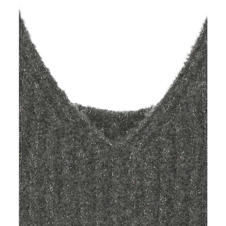 MIXカラーブークレニットビスチェ | earth music&ecology  | 詳細画像26 