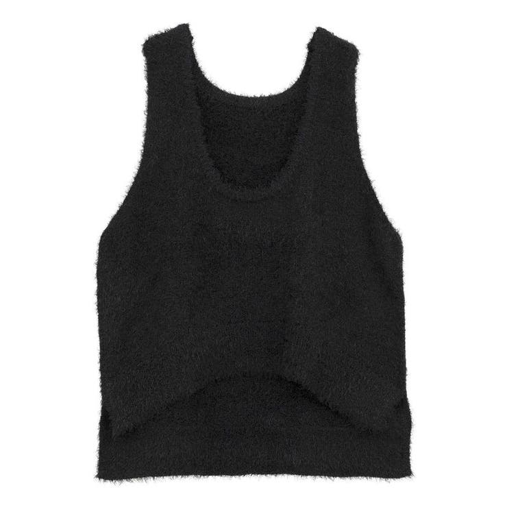 フェザーUネックニットベスト | earth music&ecology  | 詳細画像19 