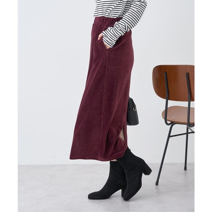 コーデュロイナロースカート | earth music&ecology  | 詳細画像4 