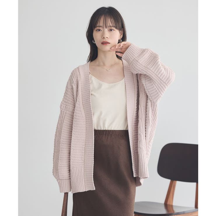 マットモールカーディガン | earth music&ecology  | 詳細画像2 