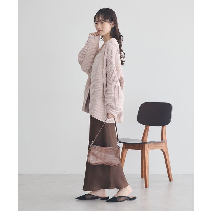 マットモールカーディガン | earth music&ecology  | 詳細画像5 