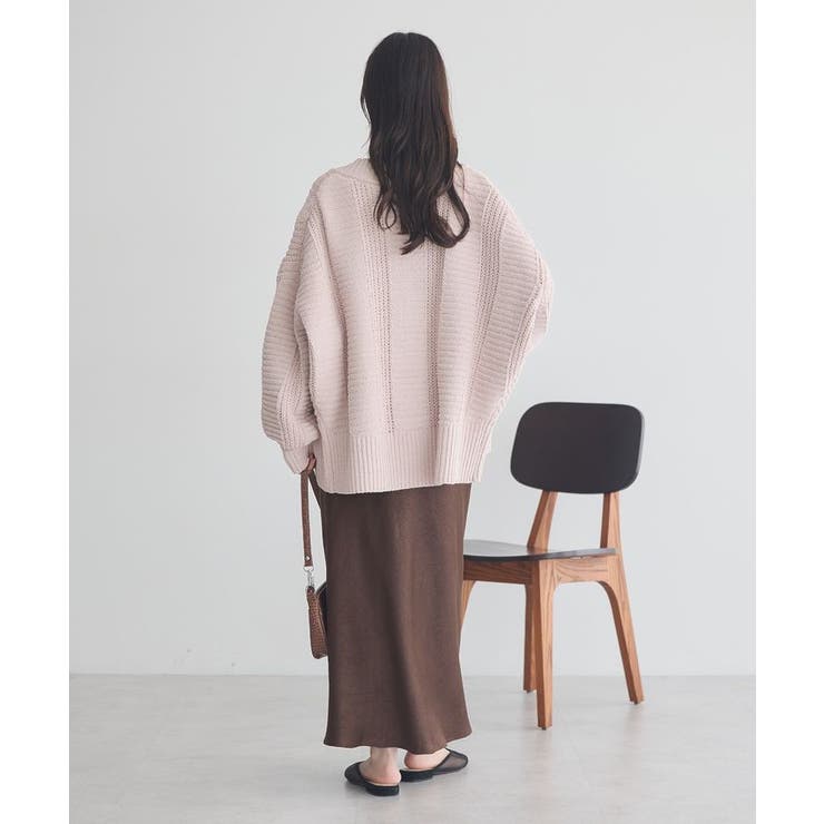 マットモールカーディガン | earth music&ecology  | 詳細画像6 