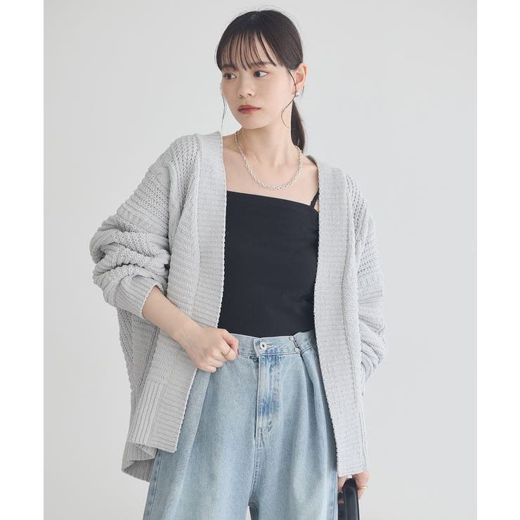 マットモールカーディガン | earth music&ecology  | 詳細画像7 