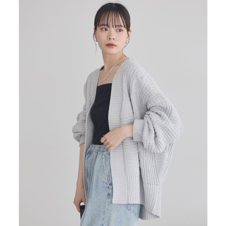 マットモールカーディガン | earth music&ecology  | 詳細画像8 