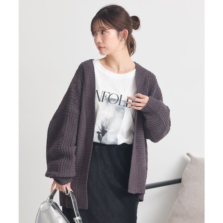 マットモールカーディガン | earth music&ecology  | 詳細画像15 