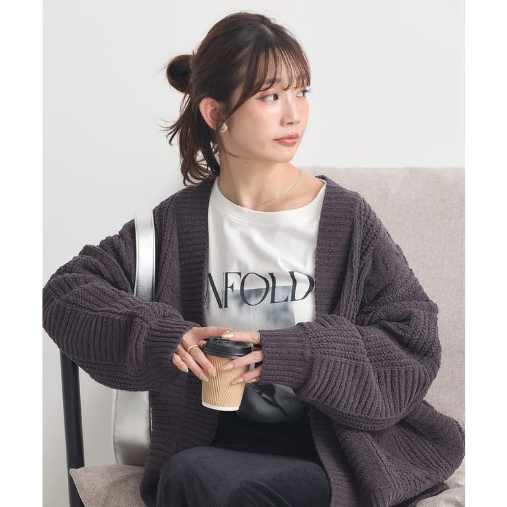 マットモールカーディガン | earth music&ecology  | 詳細画像16 