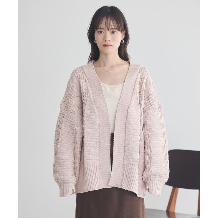 マットモールカーディガン | earth music&ecology  | 詳細画像25 