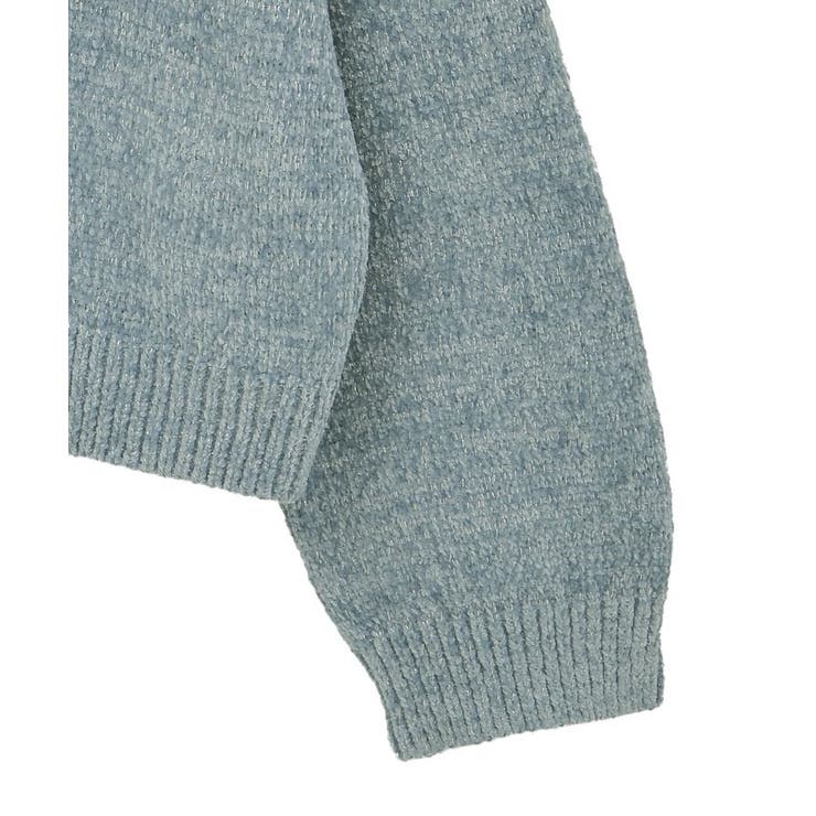 ベロアフーディージップニットカーディガン | earth music&ecology  | 詳細画像24 