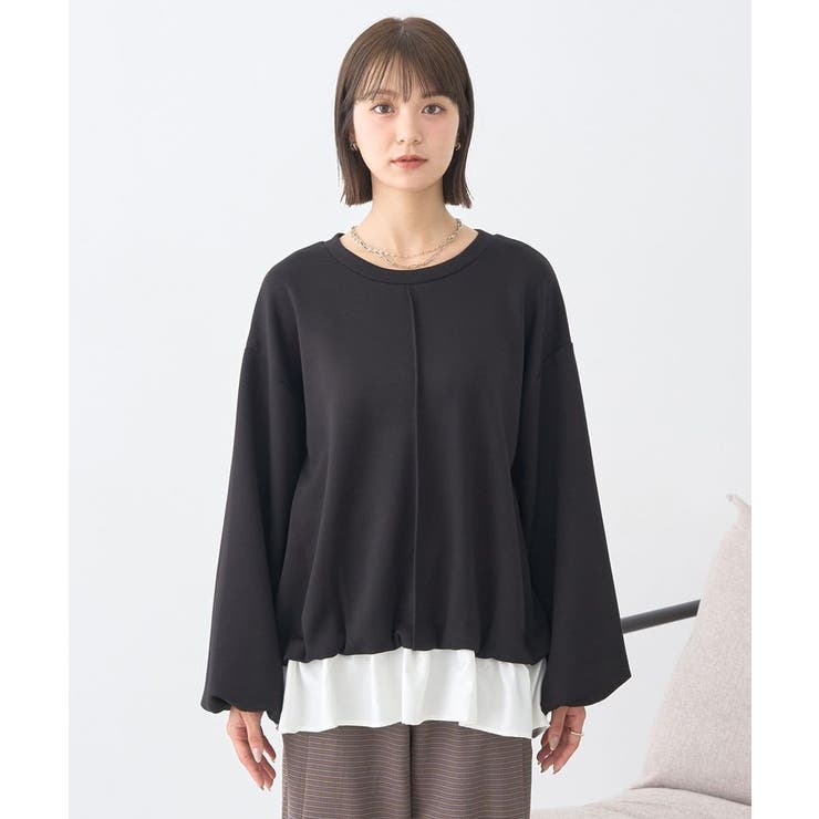 フリルヘムドッキングプルオーバー | earth music&ecology  | 詳細画像15 