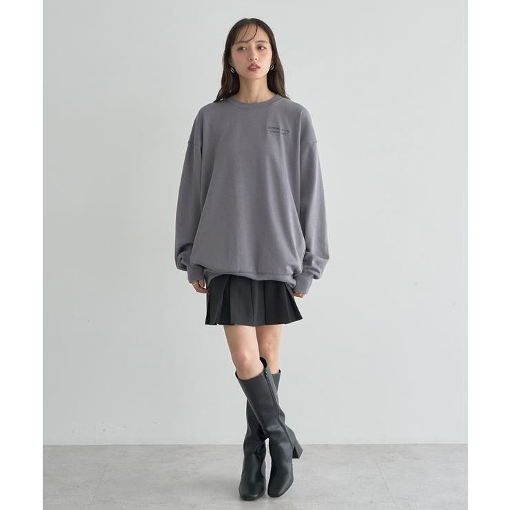 サイドリブロゴスウェット | earth music&ecology  | 詳細画像21 