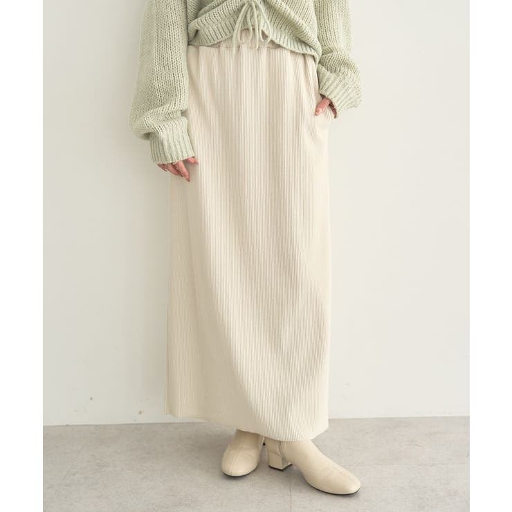 セルフカットテレコナロースカート | earth music&ecology  | 詳細画像1 