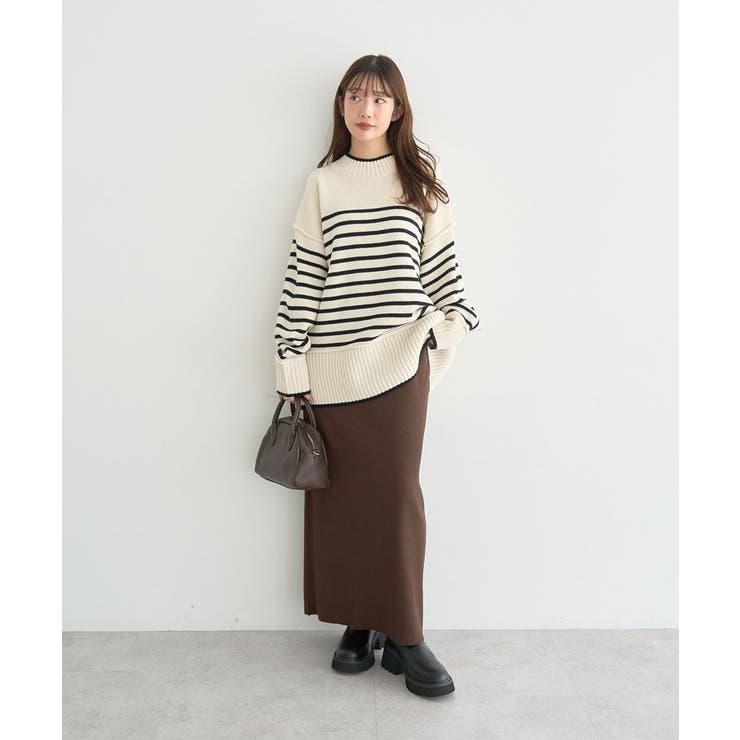 セルフカットテレコナロースカート | earth music&ecology  | 詳細画像5 